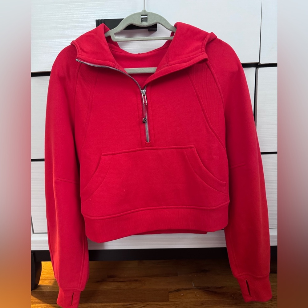 lululemon Scuba Half Zip Hoodie – Lululemon Red (XS/S)